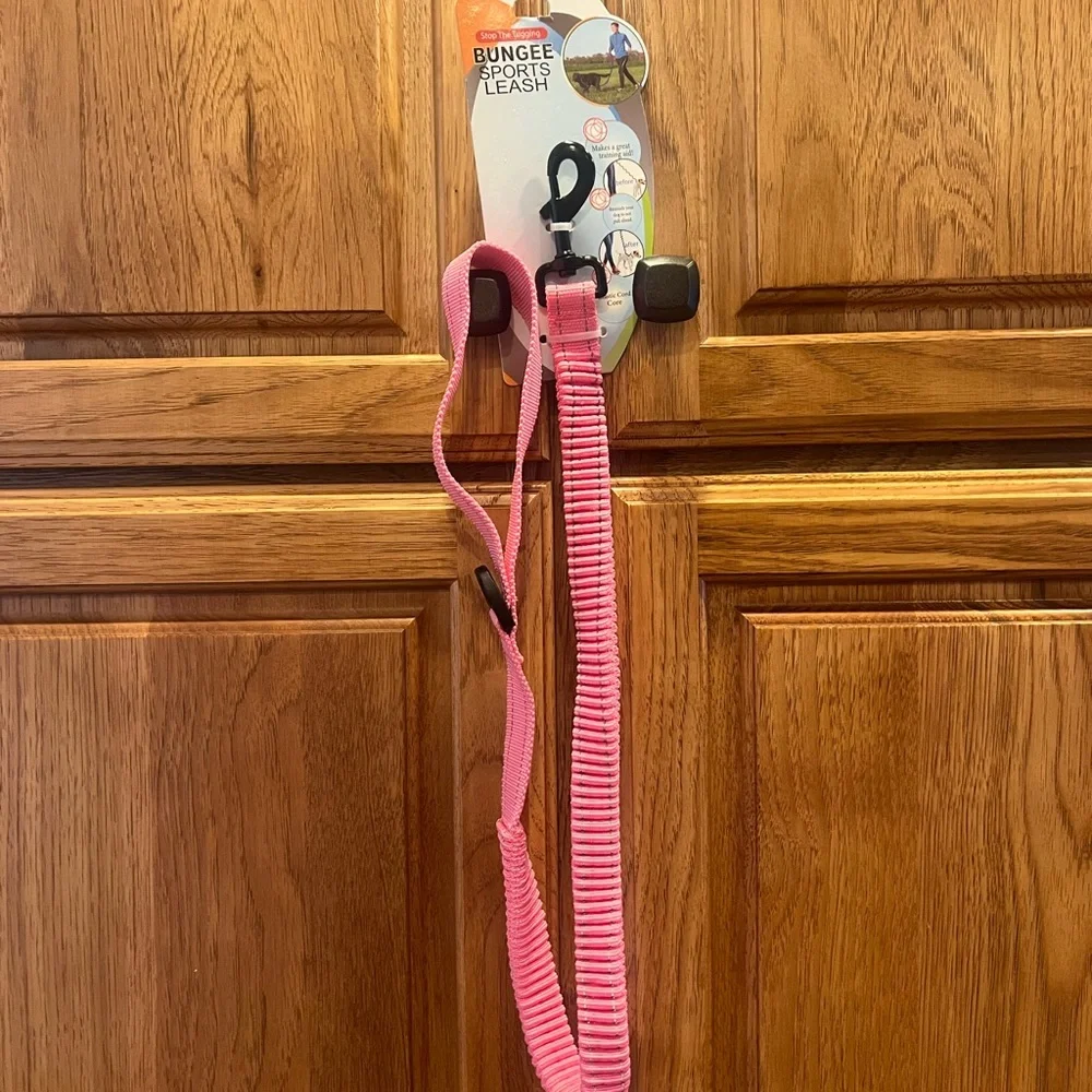 Elite Pet & Co. Bungee Sports Leash Pink Unisex Dog Accessory Outdoor Walking